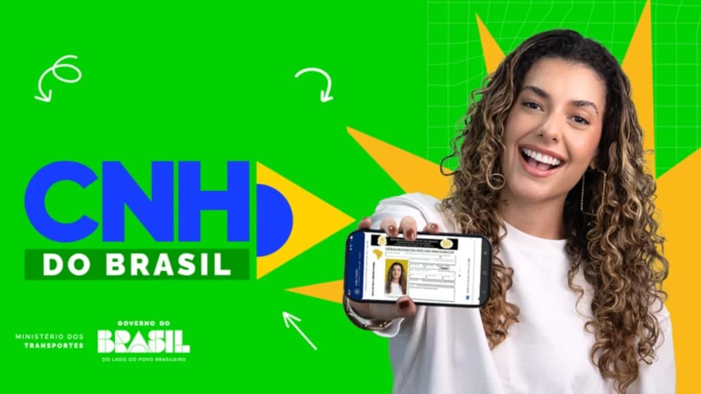 Campanha oficial CNH do Brasil, do Ministério dos Transportes.